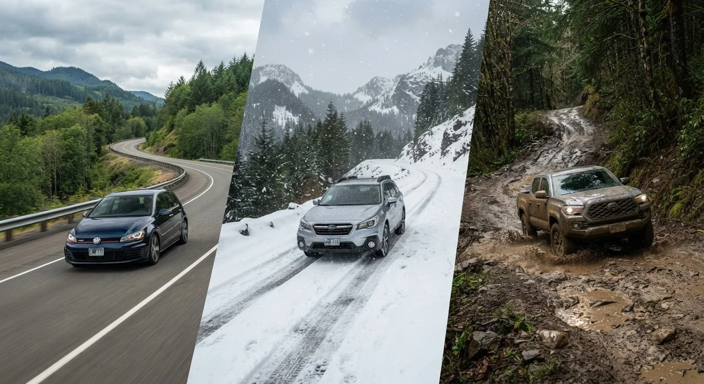 All-Wheel Drive, Four-Wheel Drive, and Front-Wheel Drive: A Driver's Comparison