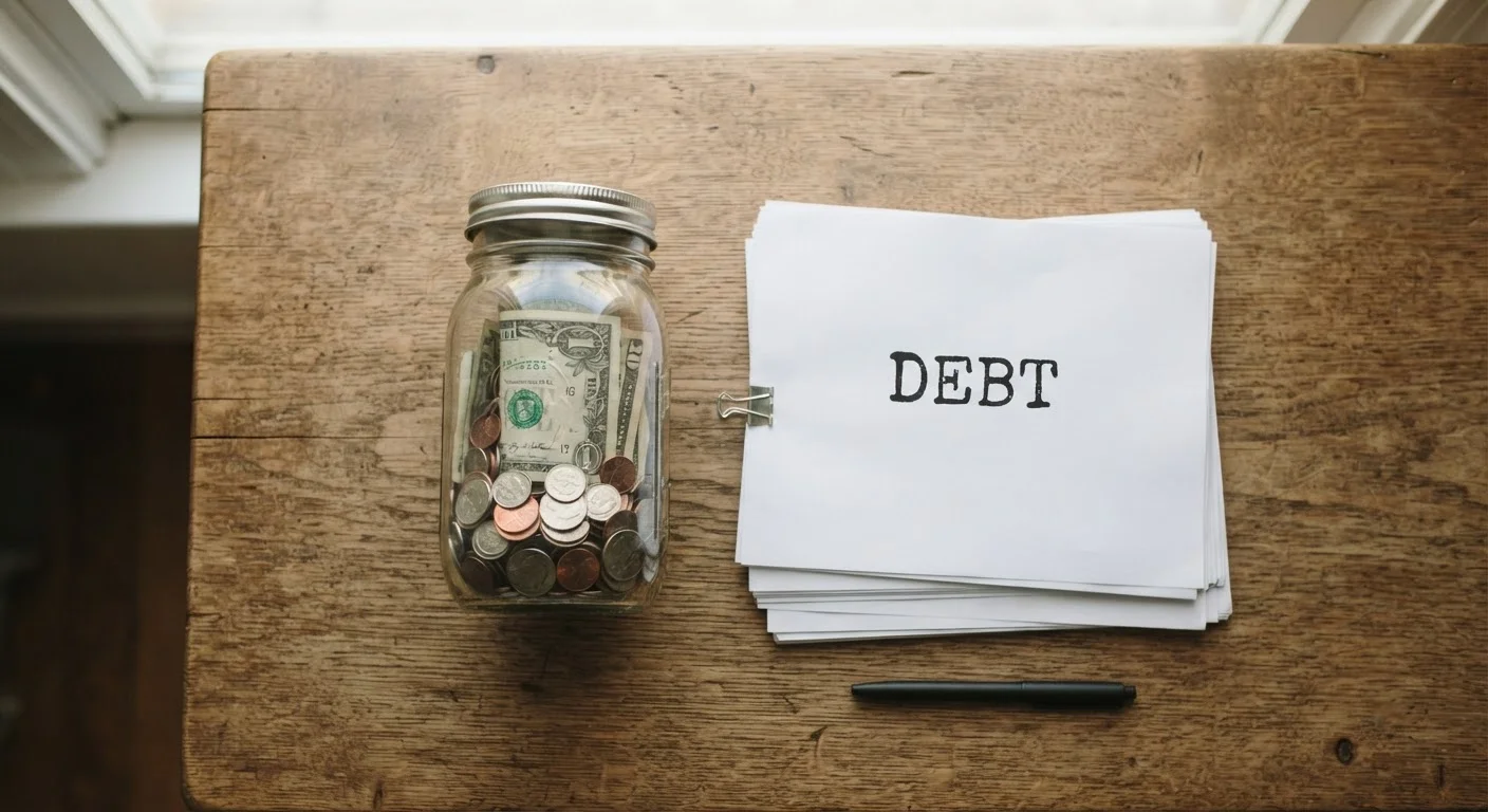 Before You Drain Your Savings to Pay Off Debt