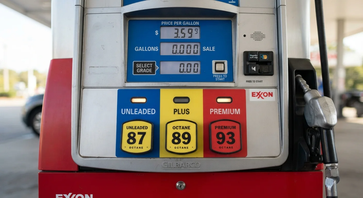 Gasoline Octane Ratings: What 87, 89, and 93 Actually Mean
