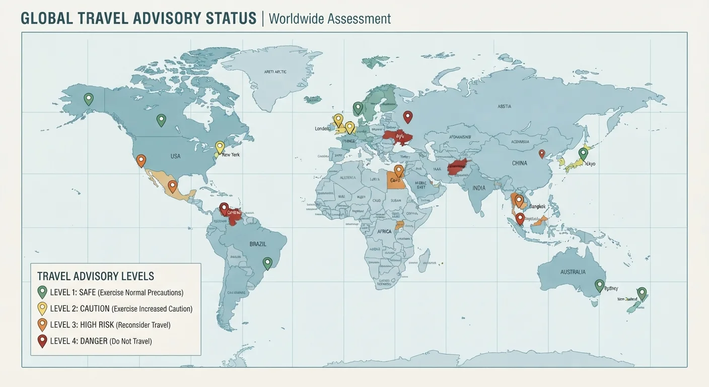 How to Read a Travel Advisory — and What Each Level Actually Means