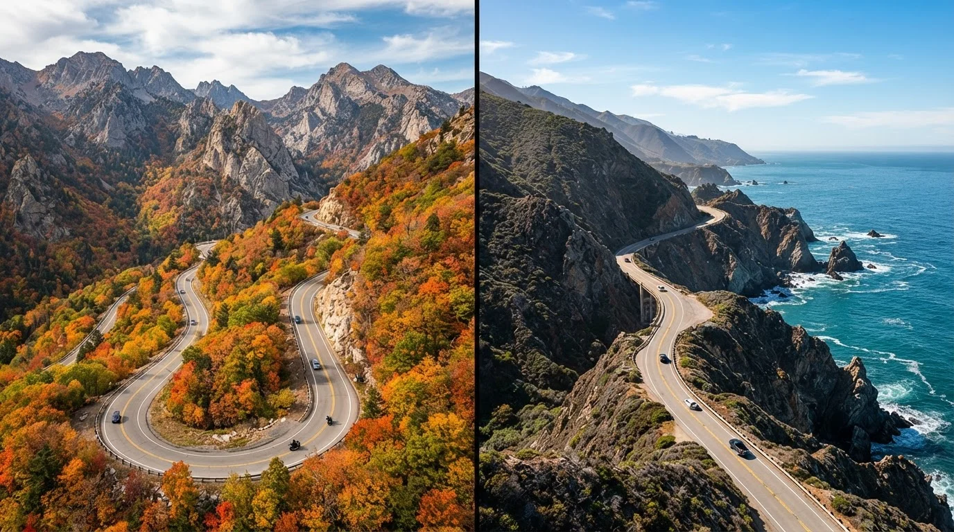 Mountain Routes vs. Coastal Drives: Choosing the Right Landscape for Your Road Trip