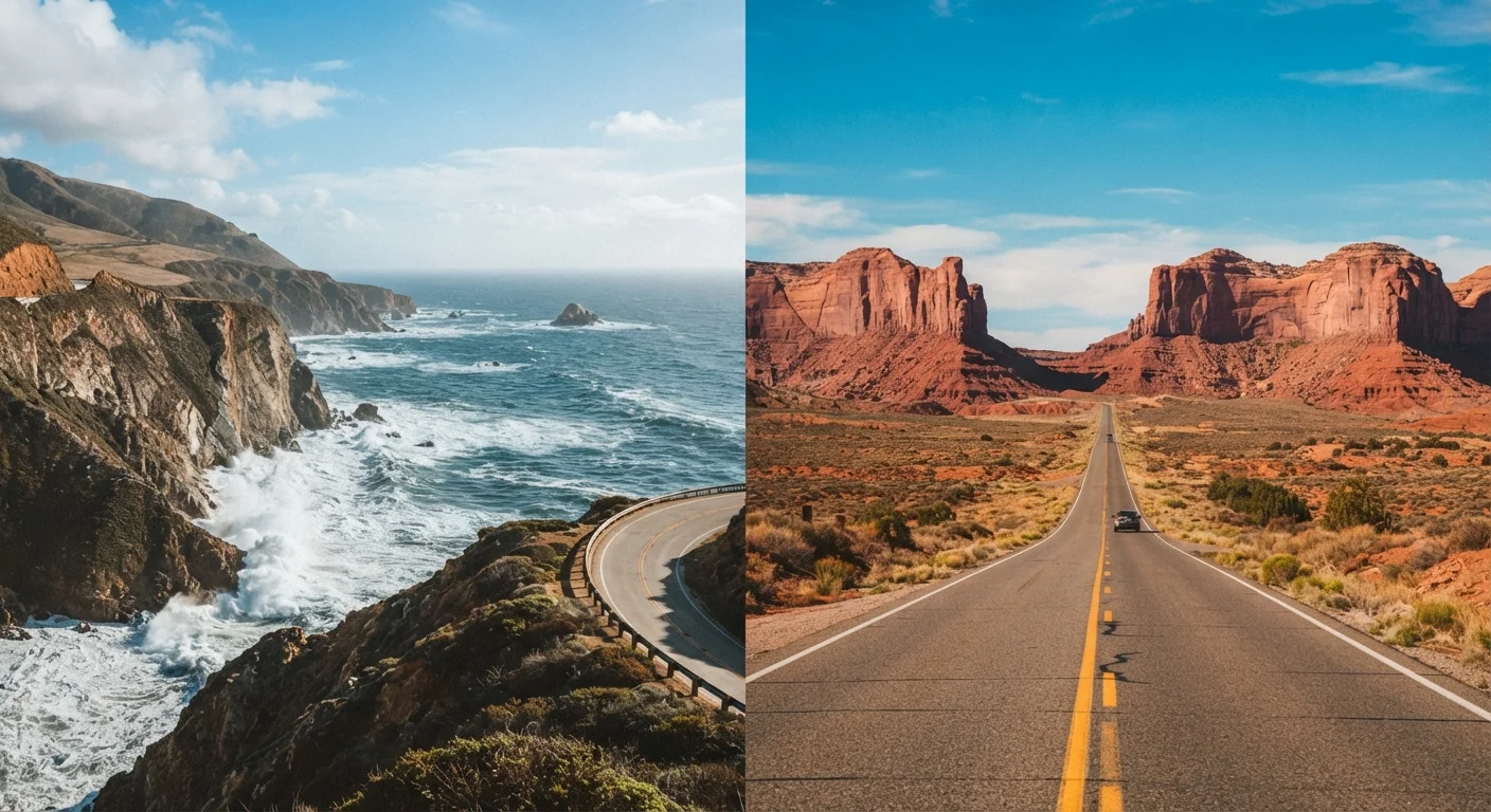 Pacific Coast Highway vs. Route 66: Two American Drives, Two Very Different Journeys