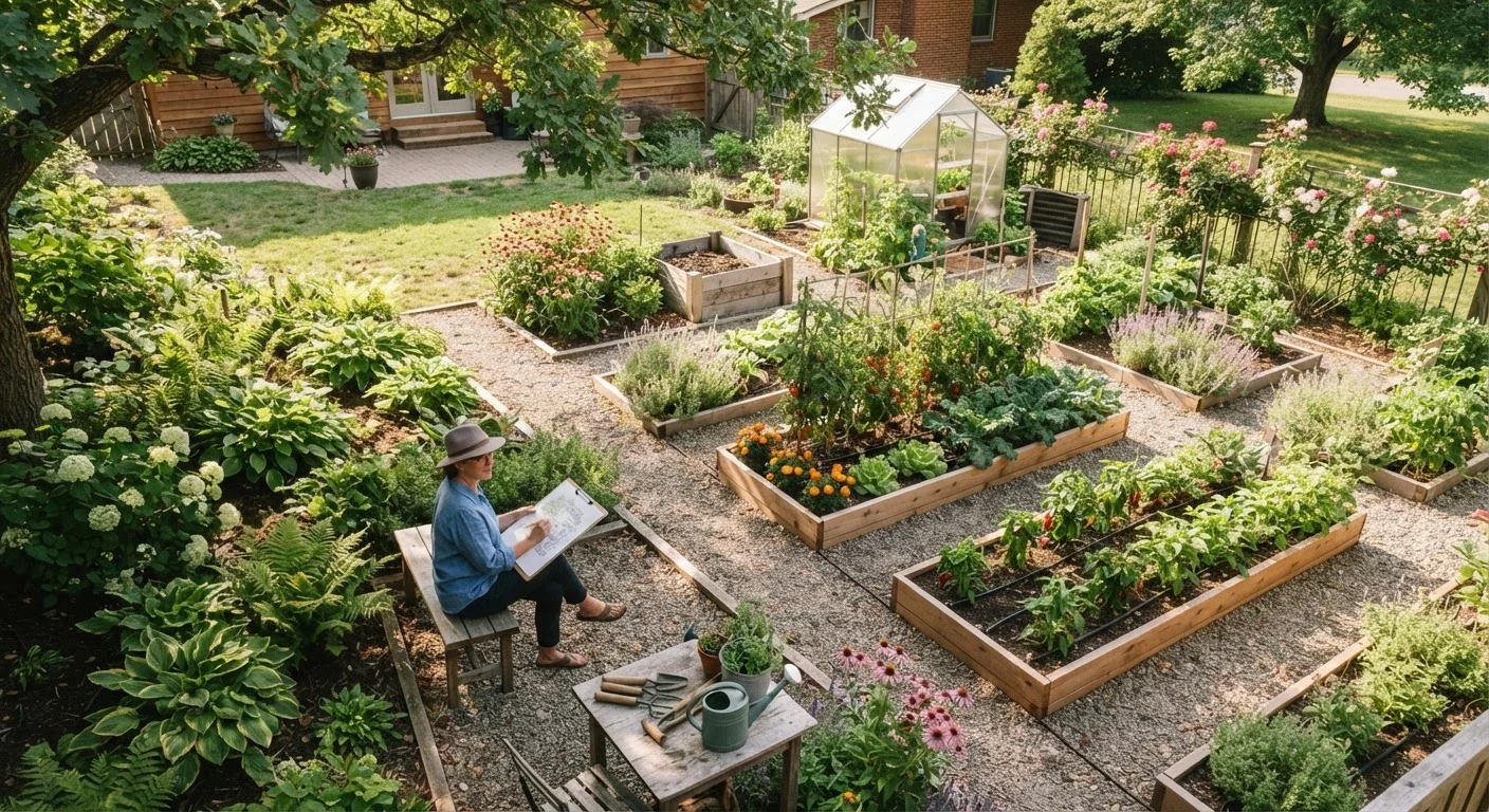 Planning a Garden Layout That Works With Your Yard's Light