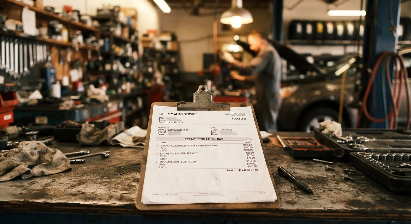 Reading a Mechanic's Estimate: What the Line Items Actually Mean