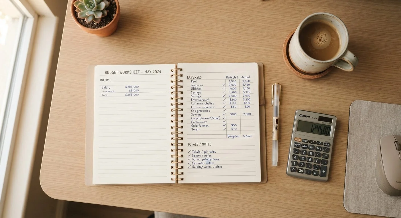 Setting Up Your First Monthly Budget
