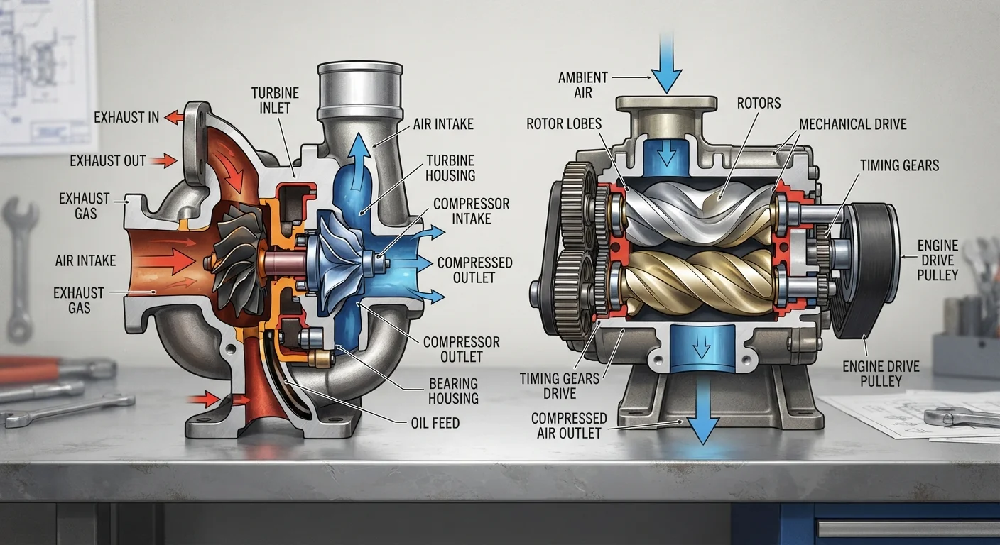 Turbochargers and Superchargers: Forced Induction Without the Jargon