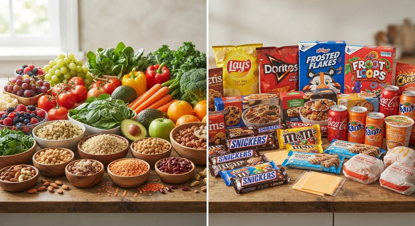 Whole Foods vs. Ultra-Processed Foods: What the Research Shows